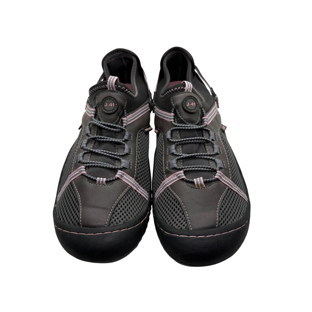 J-41 Tahoe-F10 Womens 9.5M Water Ready Hiking Sneakers Grey Pink KJ12TAH50